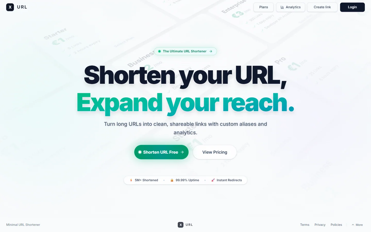 XURL — Modern Smart URL Shortener preview screenshot 3